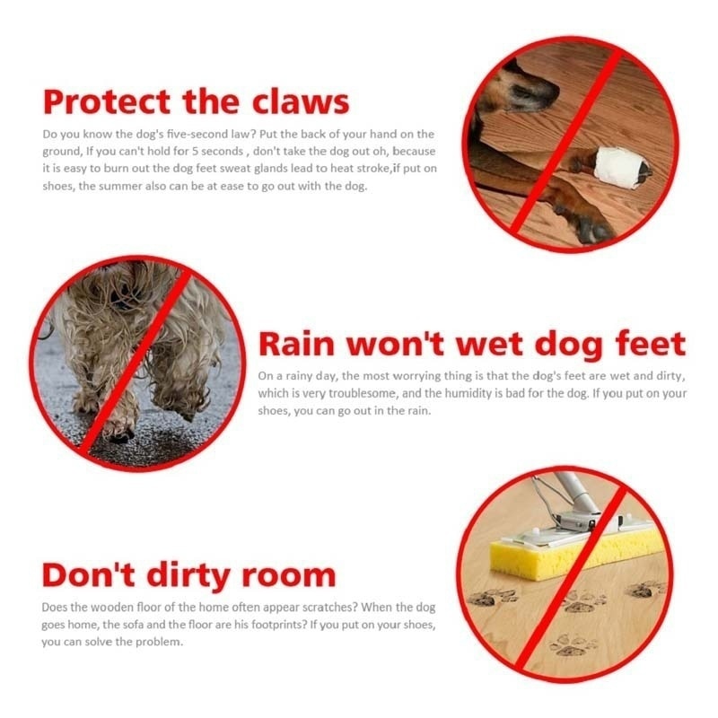Waterproof Puppy Rain Boots (Set of 4) Waterproof Puppy Rain Boots (Set of 4)