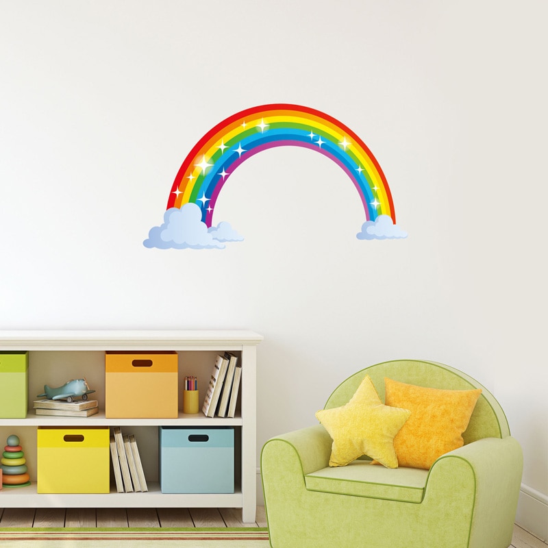 Waterproof PVC Rainbow Wall Sticker Waterproof PVC Rainbow Wall Sticker