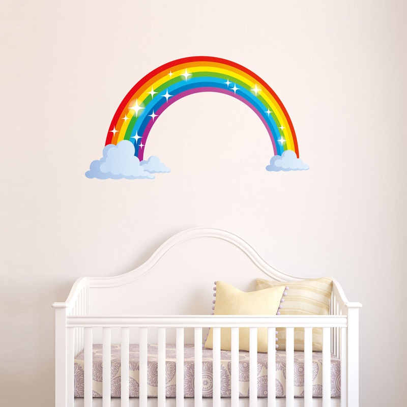 Waterproof PVC Rainbow Wall Sticker Waterproof PVC Rainbow Wall Sticker