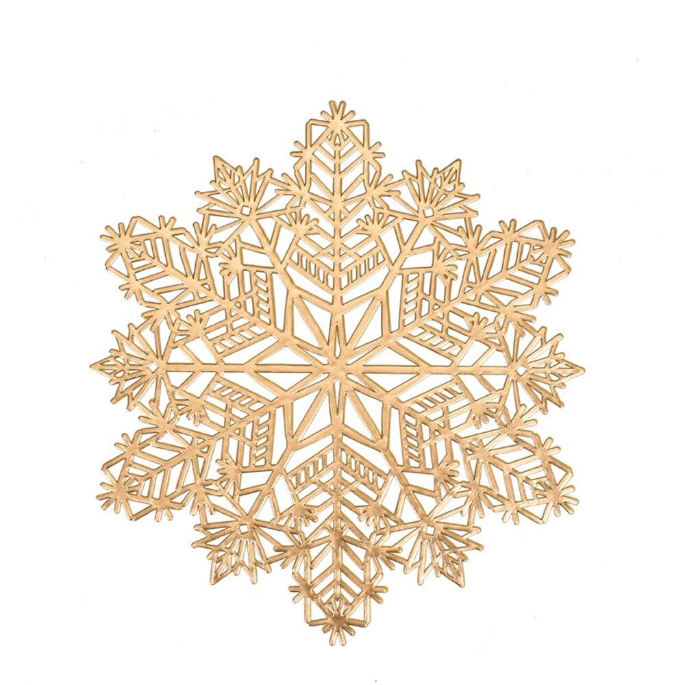 Waterproof PVC Snowflake Placemat