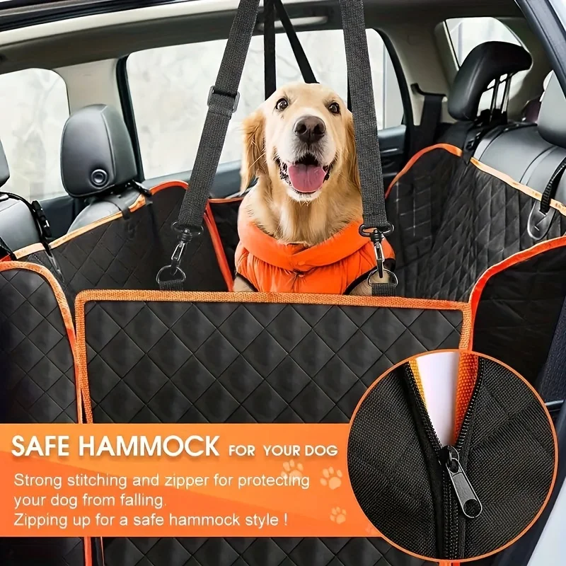 Waterproof Rear Seat Cover for Pets – Scratch-Resistant, Easy to Install, for Dogs and Cats