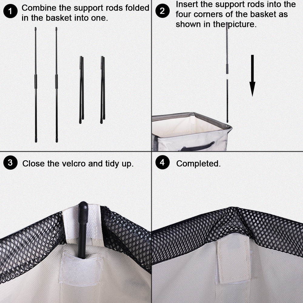 Waterproof Rolling Laundry Hamper