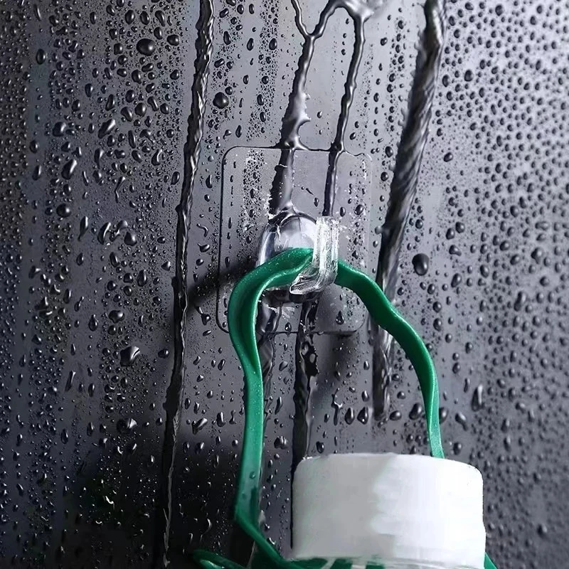 Waterproof Self-Adhesive Clear Wall Hangers (10Pcs) Waterproof Self-Adhesive Clear Wall Hangers (10Pcs)