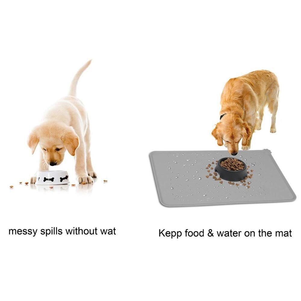 Waterproof Silicone Dog Feeding Mat Waterproof Silicone Dog Feeding Mat