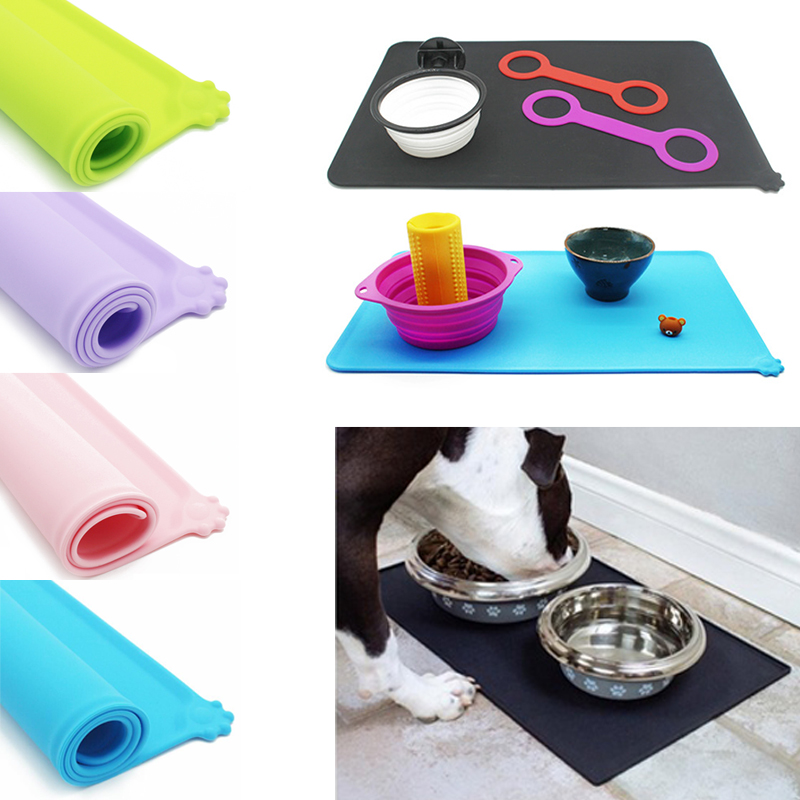 Waterproof Silicone Pet Feeding Mat Waterproof Silicone Pet Feeding Mat