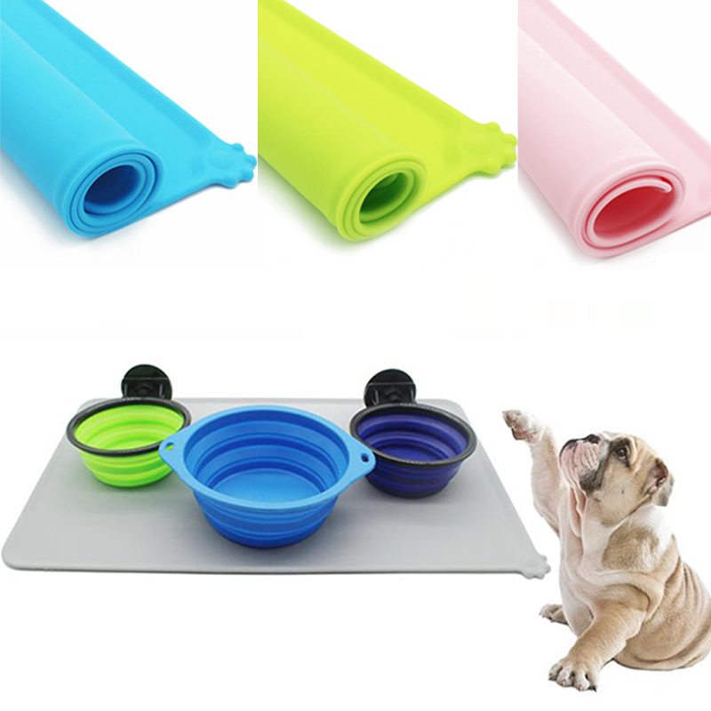 Waterproof Silicone Pet Feeding Mat Waterproof Silicone Pet Feeding Mat
