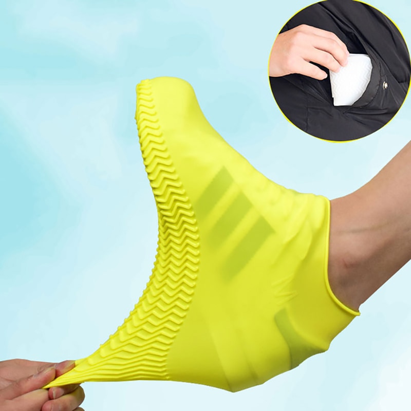 Waterproof Silicone Shoe Cover Socks Waterproof Silicone Shoe Cover Socks