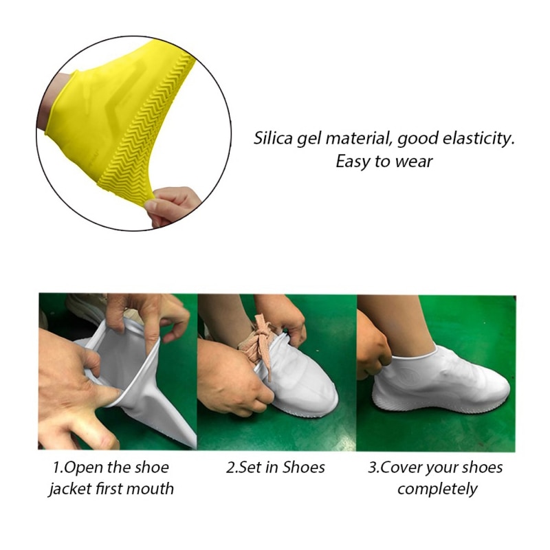 Waterproof Silicone Shoe Cover Socks Waterproof Silicone Shoe Cover Socks