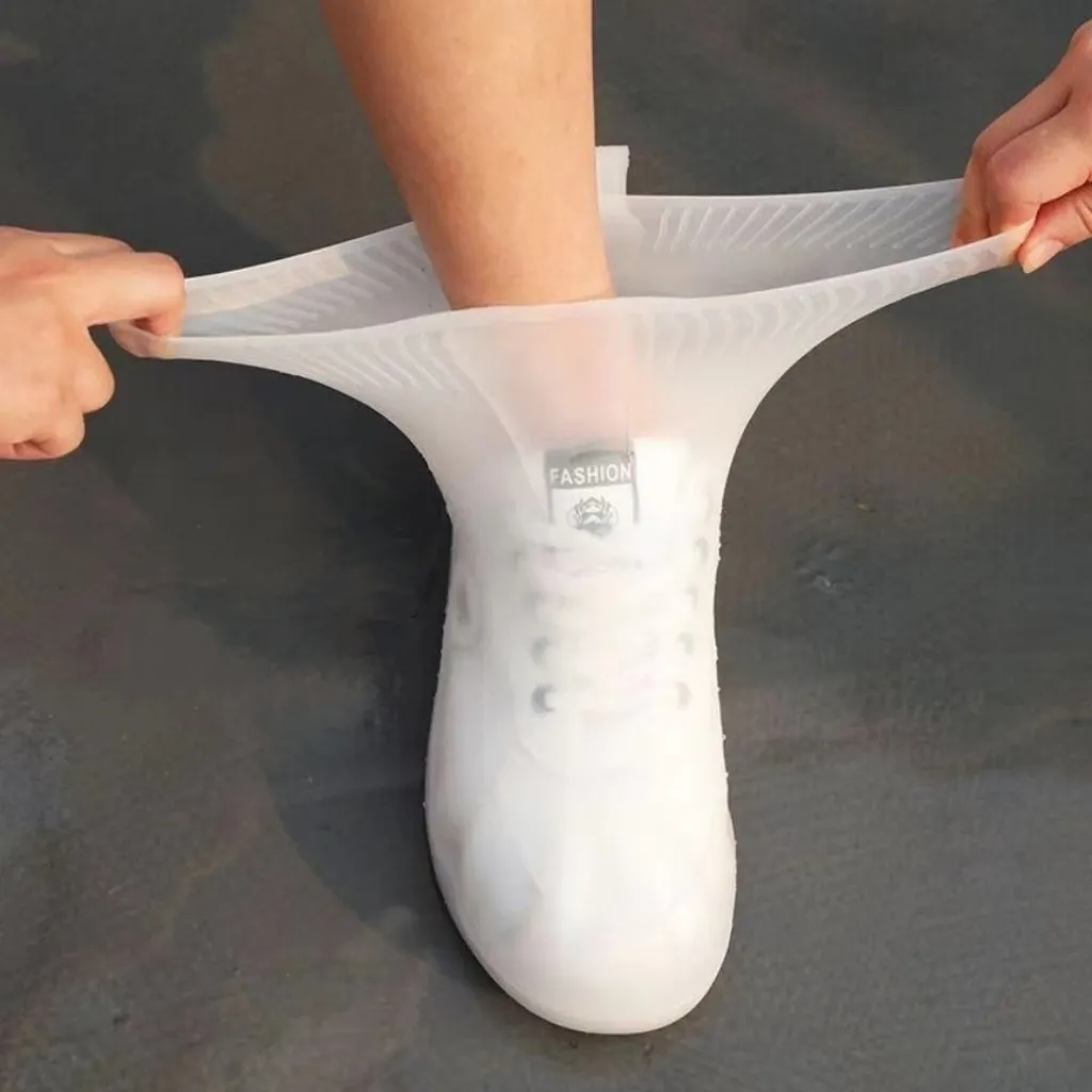 Waterproof Silicone Shoe Covers Reusable Non-Slip Wear-Resistant Rain Shoe Covers Protector Anti-Slip Boot For Outdoor