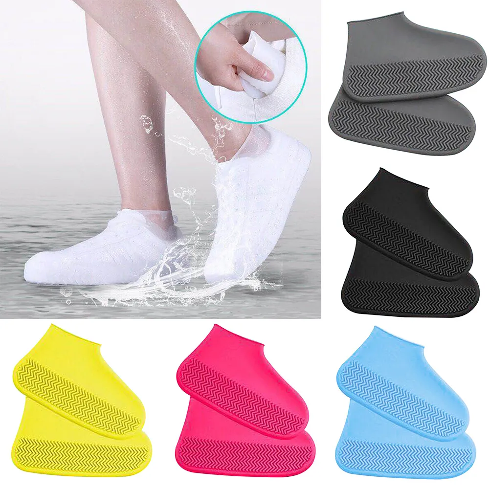 Waterproof Silicone Shoe Covers Reusable Non-Slip Wear-Resistant Rain Shoe Covers Protector Anti-Slip Boot For Outdoor Waterproof Silicone Shoe Covers Reusable Non-Slip Wear-Resistant Rain Shoe Covers Protector Anti-Slip Boot For Outdoor