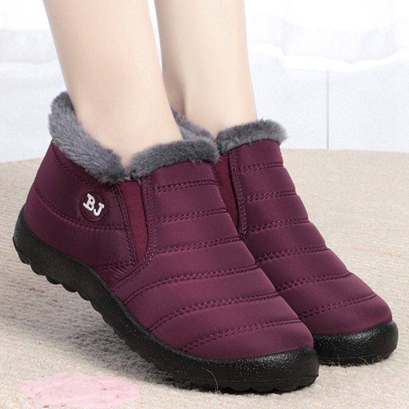 Waterproof Slip on Winter Boots for Women Waterproof Slip on Winter Boots for Women