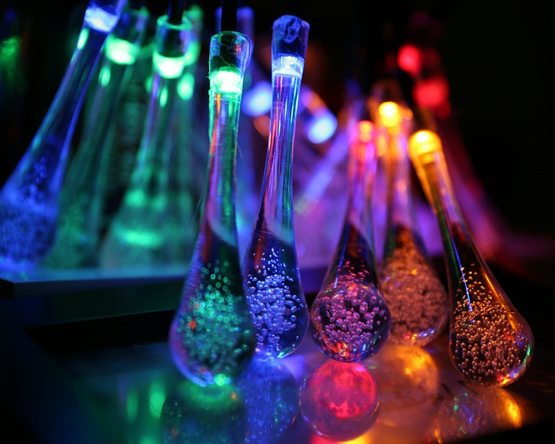 Waterproof Solar Raindrop Lights Waterproof Solar Raindrop Lights