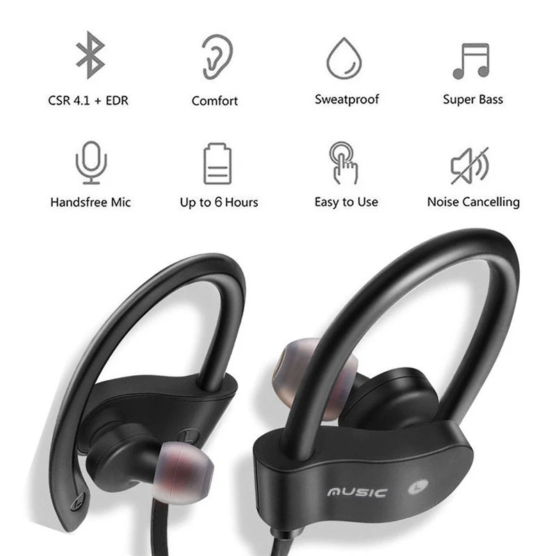 Waterproof Sports Wireless 5.0 Bluetooth Headset Running Stereo Music Universal Mini Dual-in Earplugs Universal Waterproof Sports Wireless 5.0 Bluetooth Headset Running Stereo Music Universal Mini Dual-in Earplugs Universal