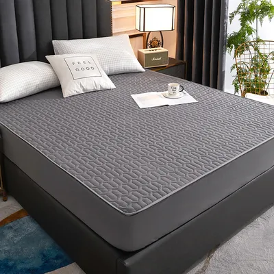Waterproof Thicken Mattress Pad Protector Adjustable Fitted Sheets Bed Covers Anti-bacterial Pad for Bed Waterproof Thicken Mattress Pad Protector Adjustable Fitted Sheets Bed Covers Anti-bacterial Pad for Bed