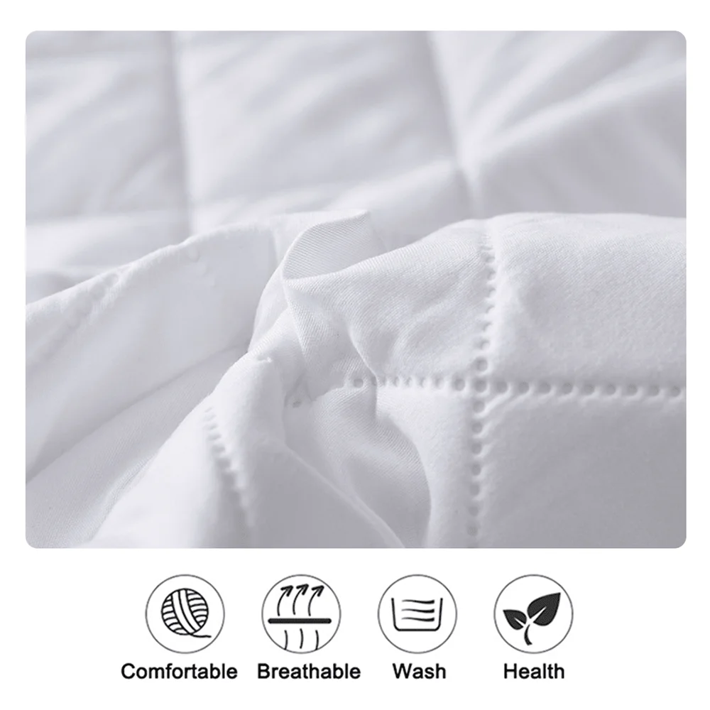Waterproof Throw Mattress Cover Bed Fitted Sheet Mattress Protector Single/Double/140/160 Muti Size Gray/White Waterproof Throw Mattress Cover Bed Fitted Sheet Mattress Protector Single/Double/140/160 Muti Size Gray/White