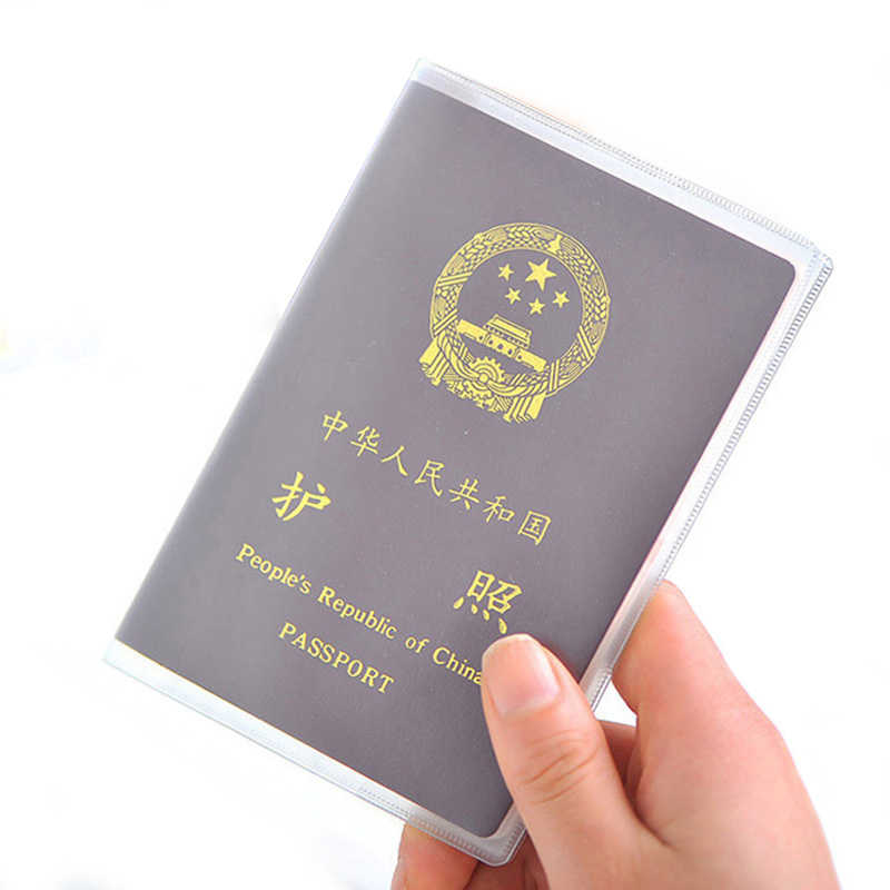 Waterproof Transparent Passport Cover
