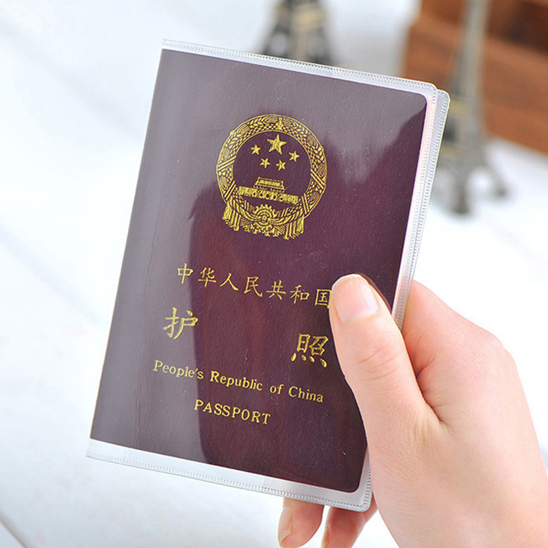 Waterproof Transparent Passport Cover