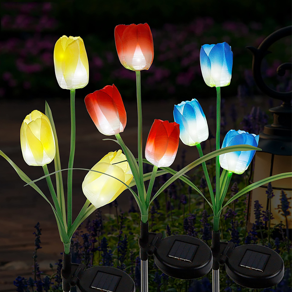 Waterproof Tulip Solar Lights