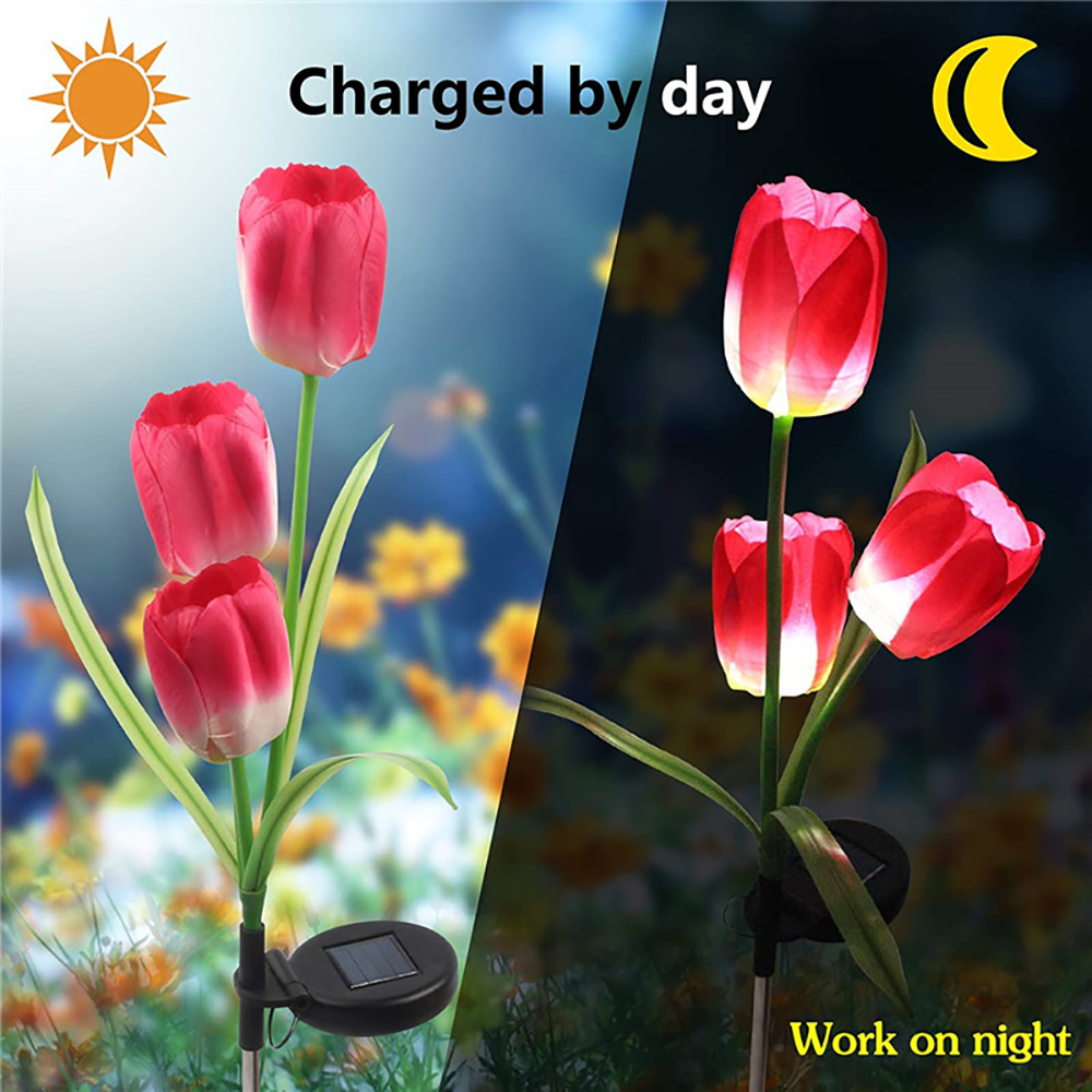 Waterproof Tulip Solar Lights Waterproof Tulip Solar Lights