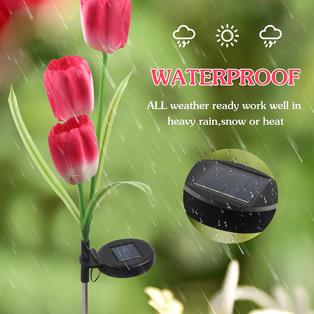 Waterproof Tulip Solar Lights Waterproof Tulip Solar Lights