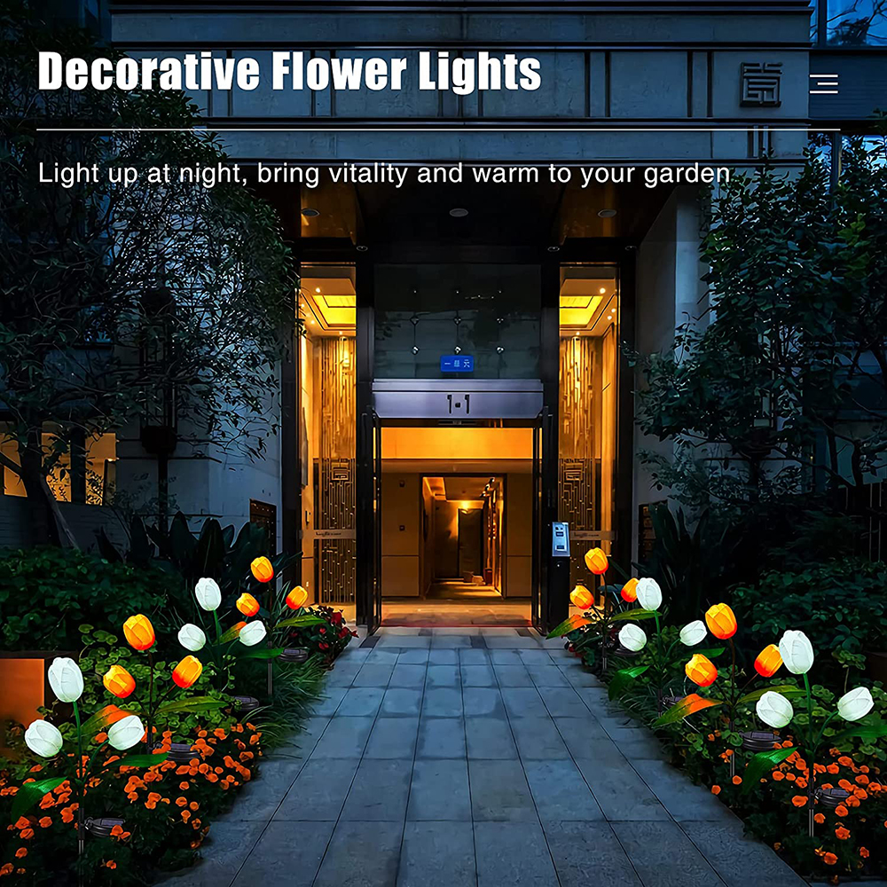 Waterproof Tulip Solar Lights Waterproof Tulip Solar Lights