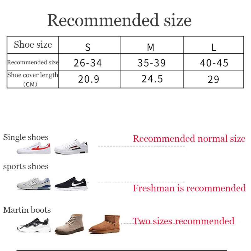 Waterproof Unisex Silicone Shoes Cover