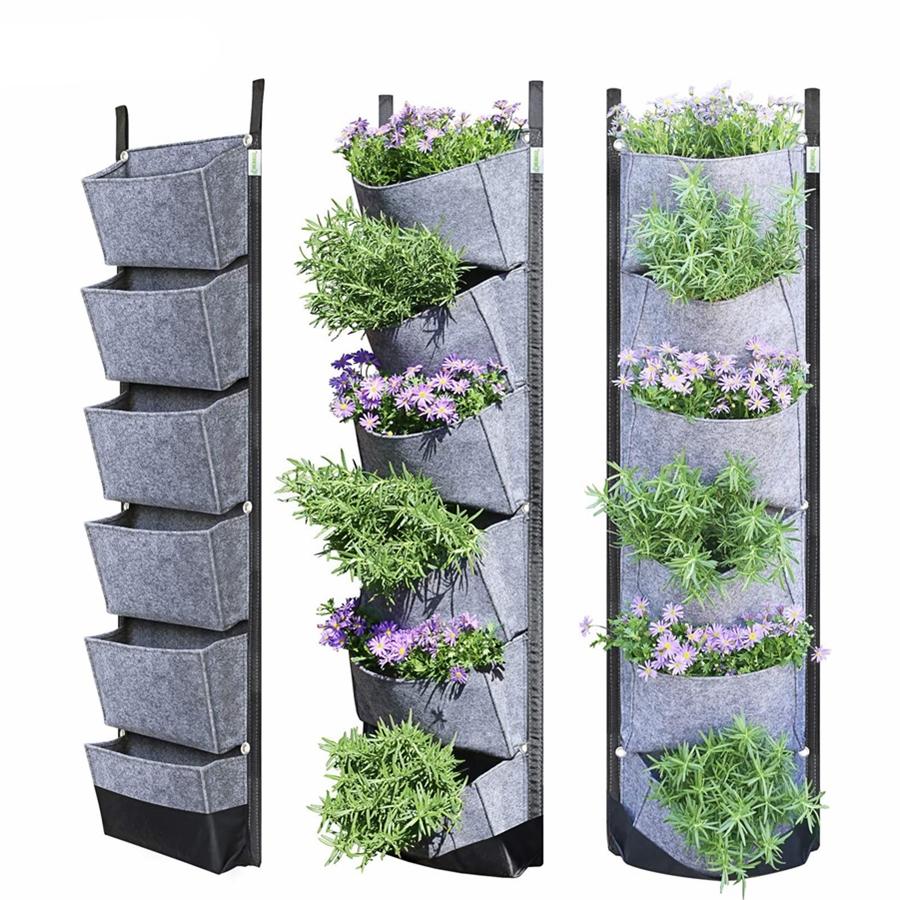 Waterproof Vertical Garden Pockets (6 pockets) Waterproof Vertical Garden Pockets (6 pockets)