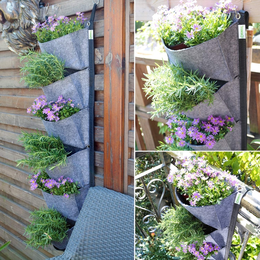 Waterproof Vertical Garden Pockets (6 pockets) Waterproof Vertical Garden Pockets (6 pockets)