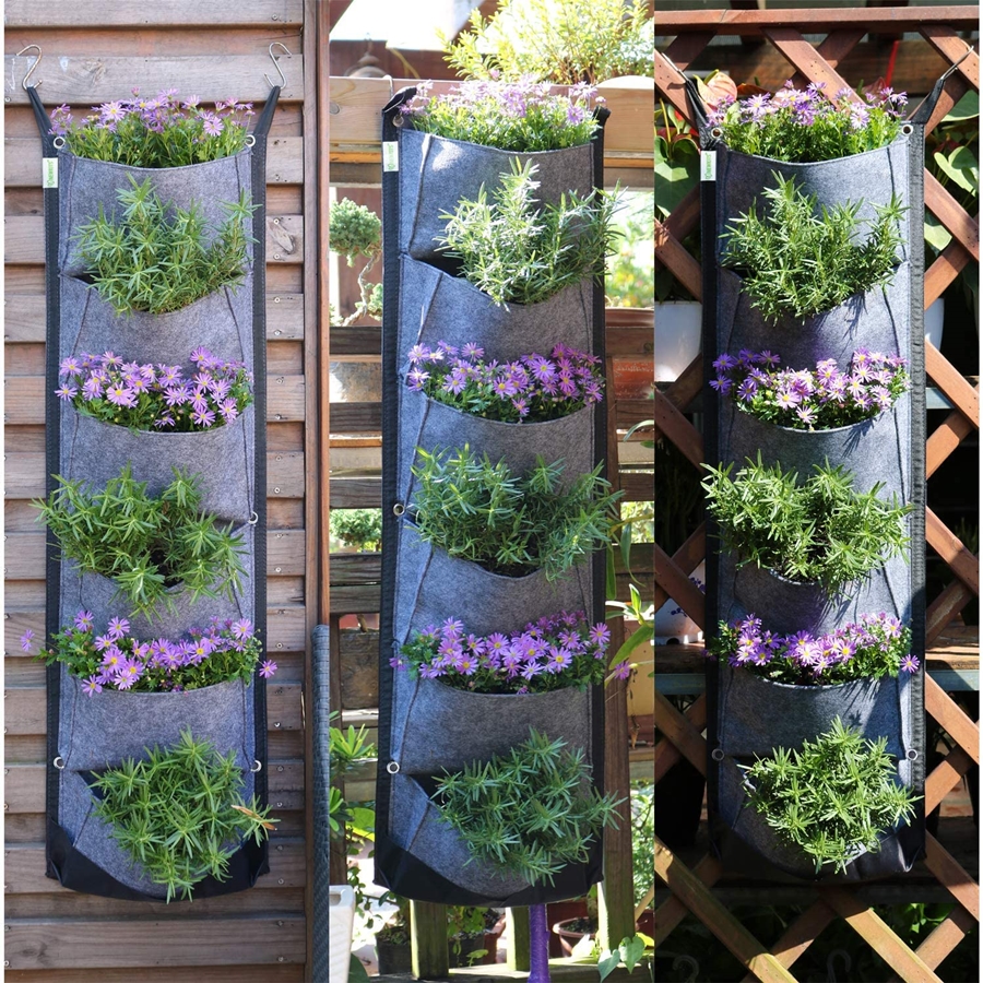 Waterproof Vertical Garden Pockets (6 pockets) Waterproof Vertical Garden Pockets (6 pockets)