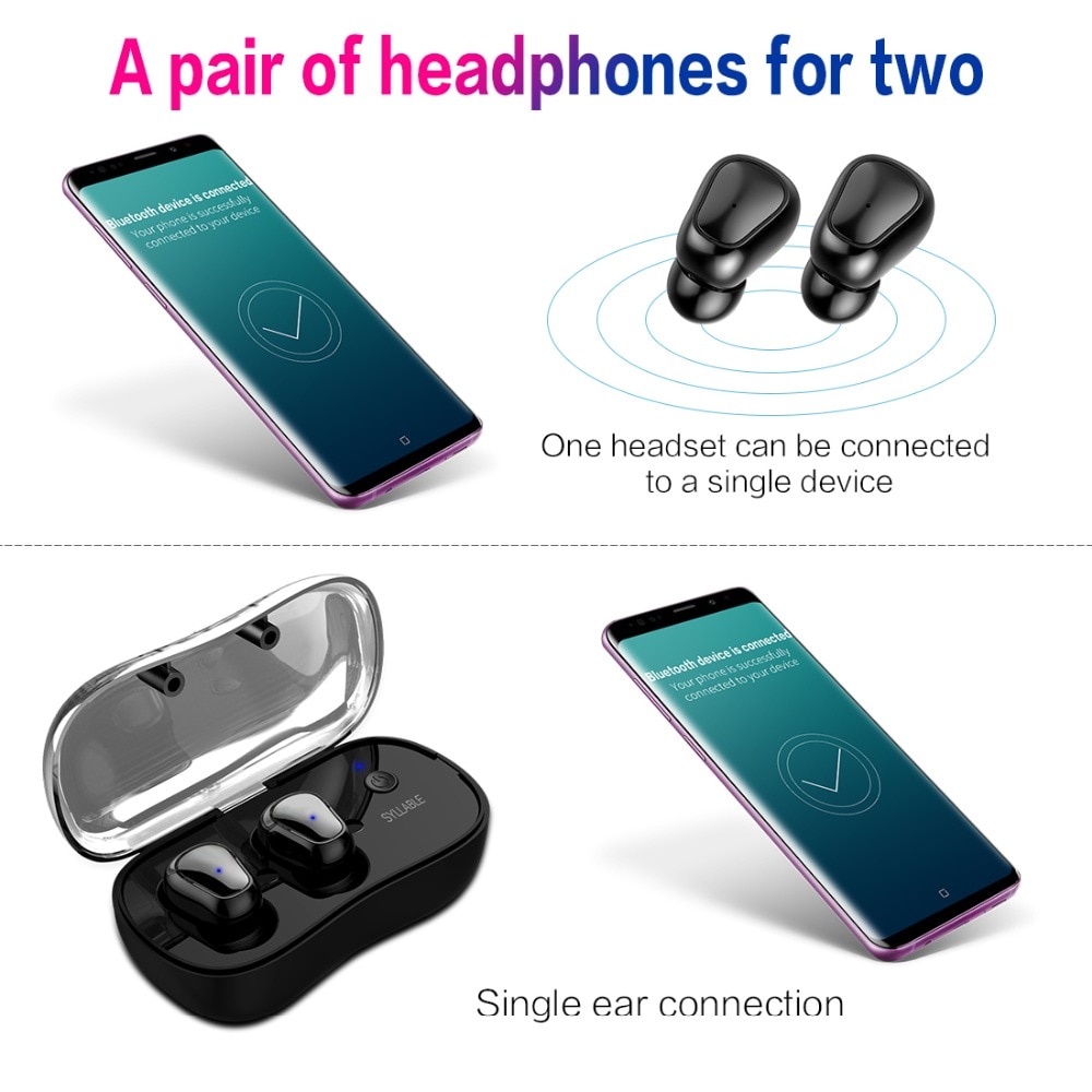 Waterproof Wireless Bluetooth Earbuds Waterproof Wireless Bluetooth Earbuds