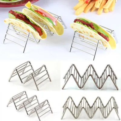 Wave Shaped Metal Taco Holder Wave Shaped Metal Taco Holder