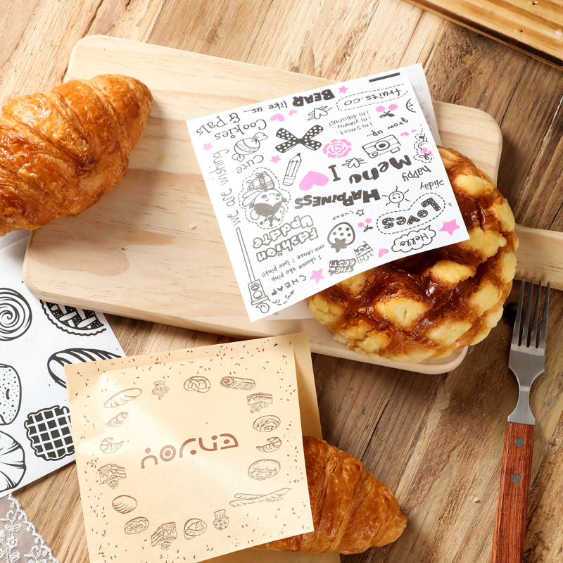 Wax Paper Sandwich Wraps (50 pcs)