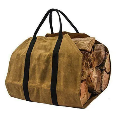 Waxed Canvas Camping Firewood Tote Waxed Canvas Camping Firewood Tote