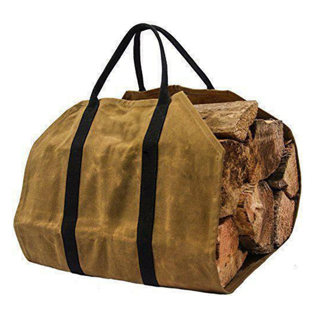 Waxed Canvas Camping Firewood Tote Waxed Canvas Camping Firewood Tote