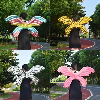 Wearable Foil Angel Wings Balloon Wearable Foil Angel Wings Balloon