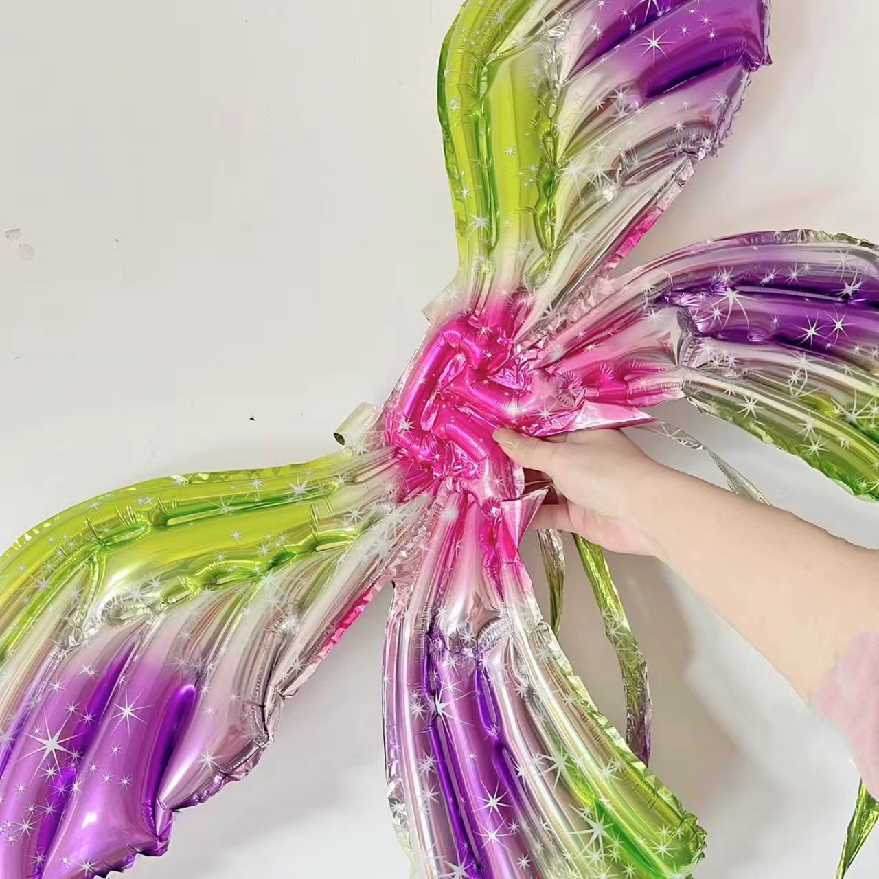 Wearable Foil Angel Wings Balloon Wearable Foil Angel Wings Balloon