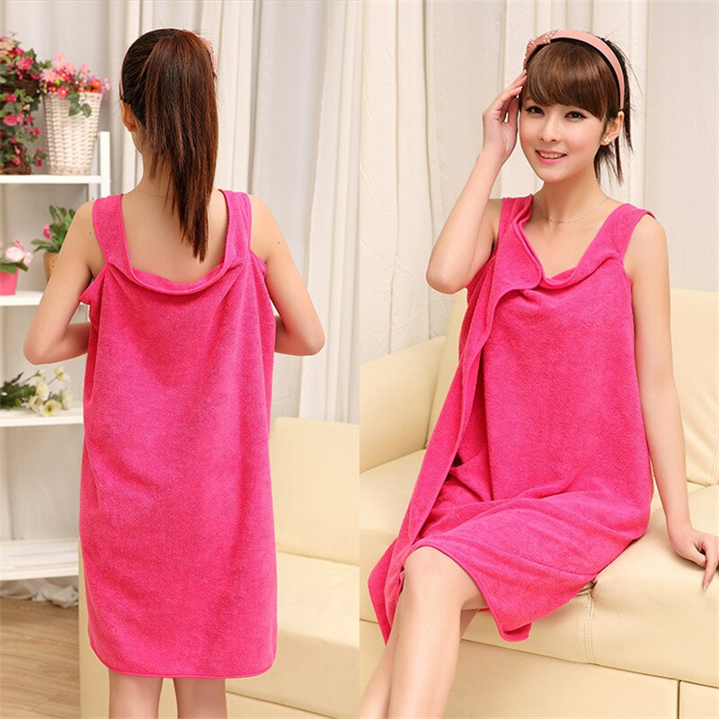 Wearable Microfiber Bath Dress Towel