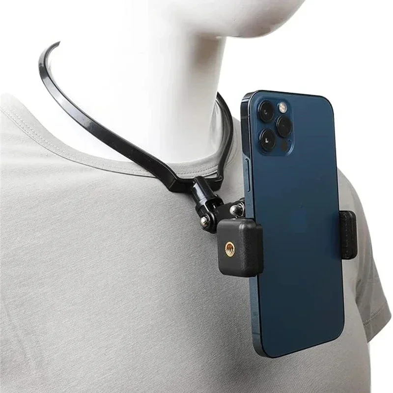Wearable Neck Hanging Lazy Phone Holder First Perspective Recording of Life Wearable Neck Hanging Lazy Phone Holder First Perspective Recording of Life
