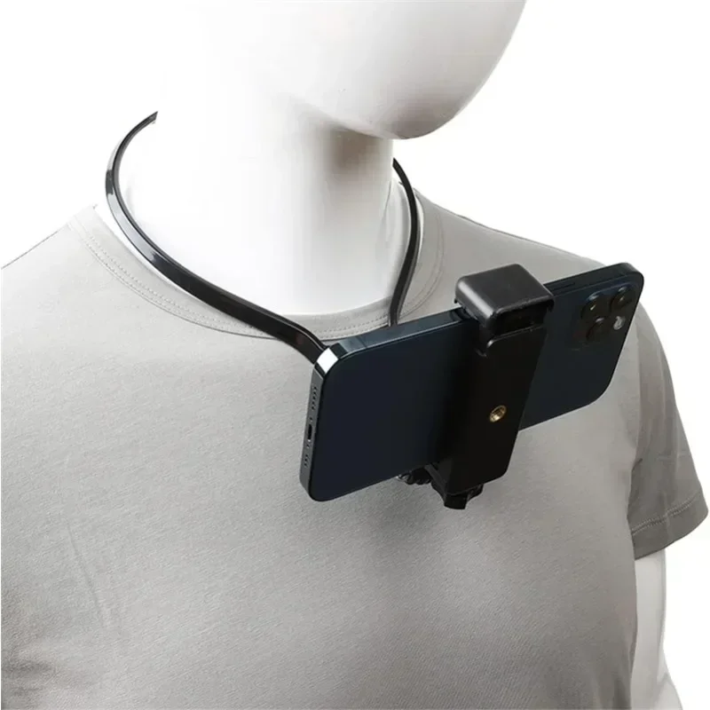 Wearable Neck Hanging Lazy Phone Holder First Perspective Recording of Life