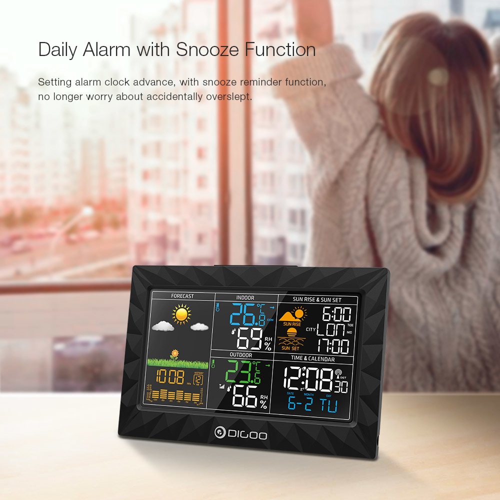 Weather Clock Forecast Digital Device Weather Clock Forecast Digital Device