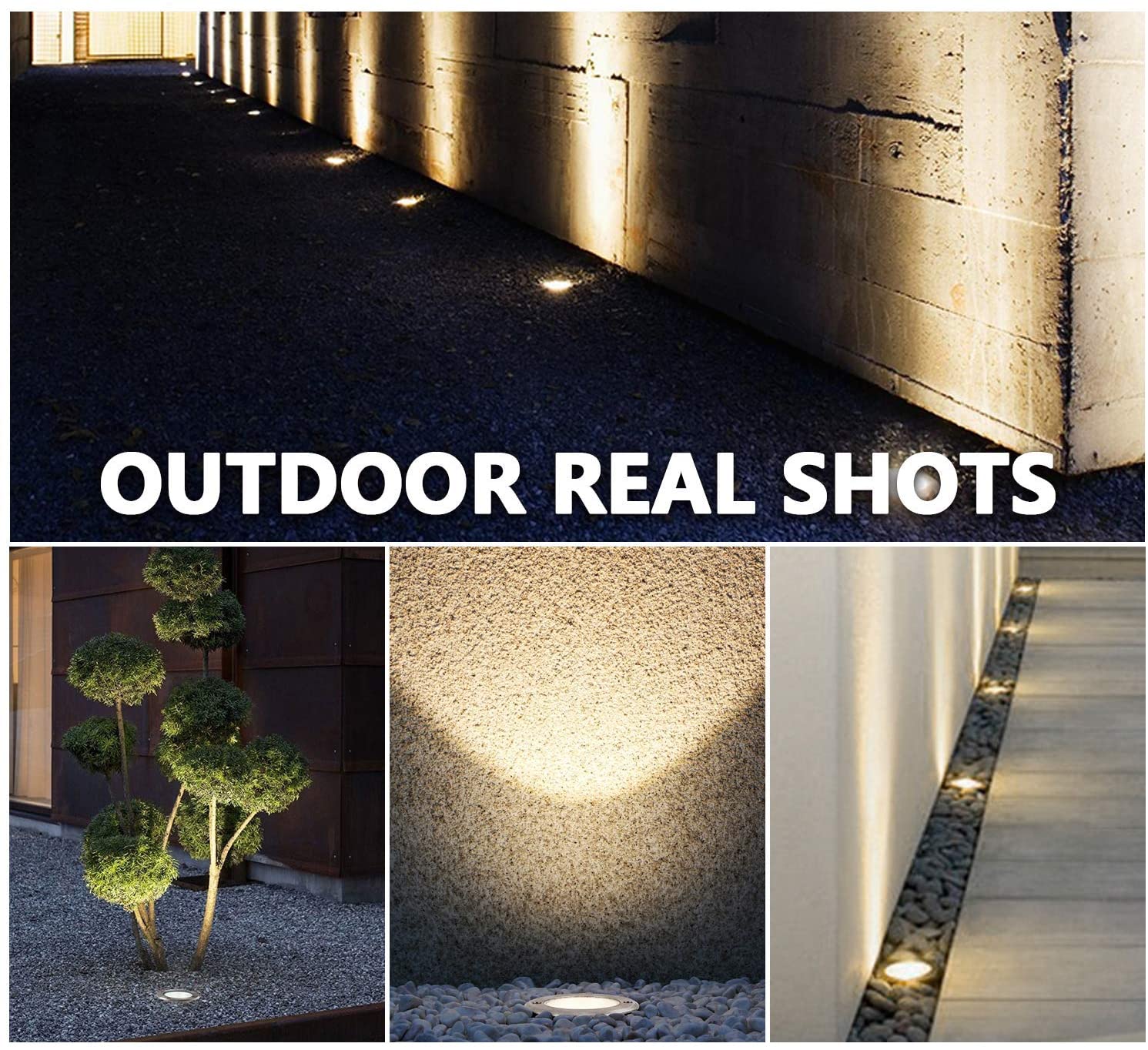 Weatherproof Solar Powered Ground Lights Weatherproof Solar Powered Ground Lights