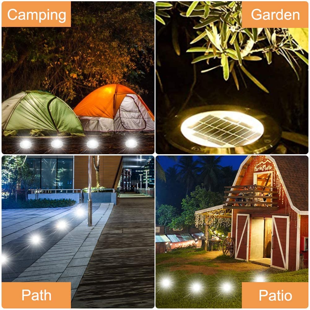 Weatherproof Solar Powered Ground Lights Weatherproof Solar Powered Ground Lights