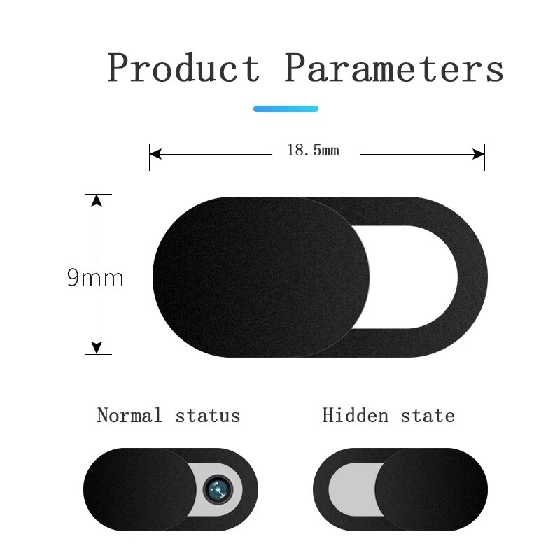 Webcam Sticker Front Camera Cover (20 pcs) Webcam Sticker Front Camera Cover (20 pcs)