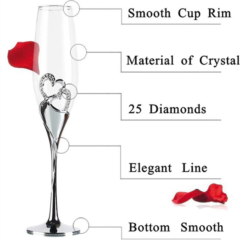 Wedding Glasses 200 ml Capacity Wedding Glasses 200 ml Capacity