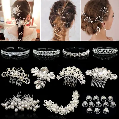 Wedding Hair Accessories Rhinestone Clips Wedding Hair Accessories Rhinestone Clips