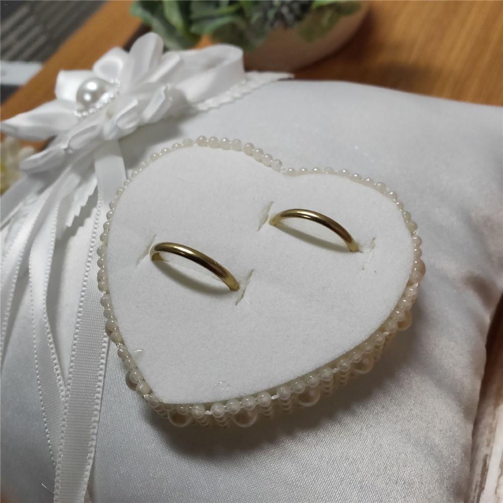 Wedding Ring Cushion with Heart Shaped Holder Wedding Ring Cushion with Heart Shaped Holder