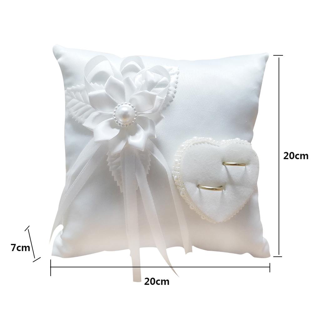 Wedding Ring Cushion with Heart Shaped Holder Wedding Ring Cushion with Heart Shaped Holder