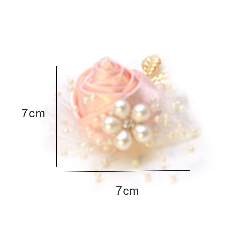 Wedding Wrist Fake Flower Corsage