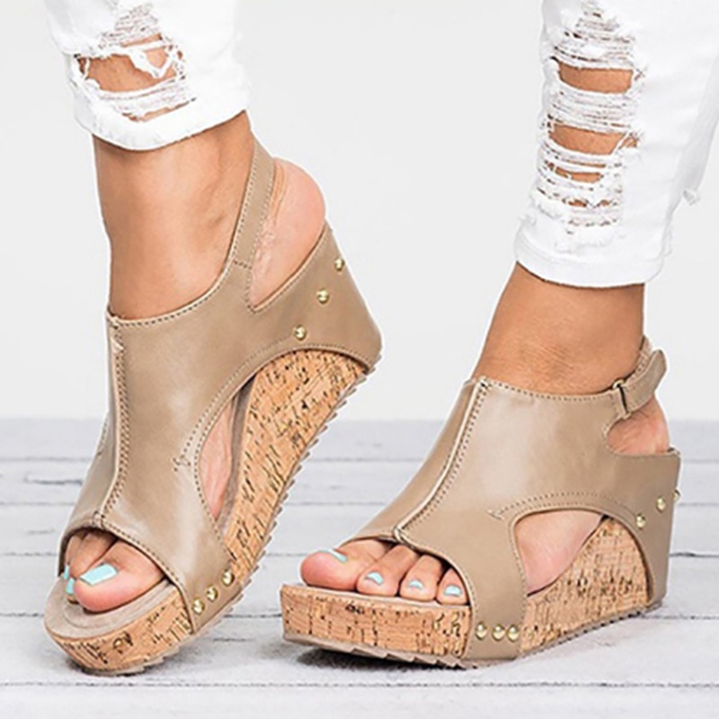 Wedge Heels Platform Sandals Wedge Heels Platform Sandals