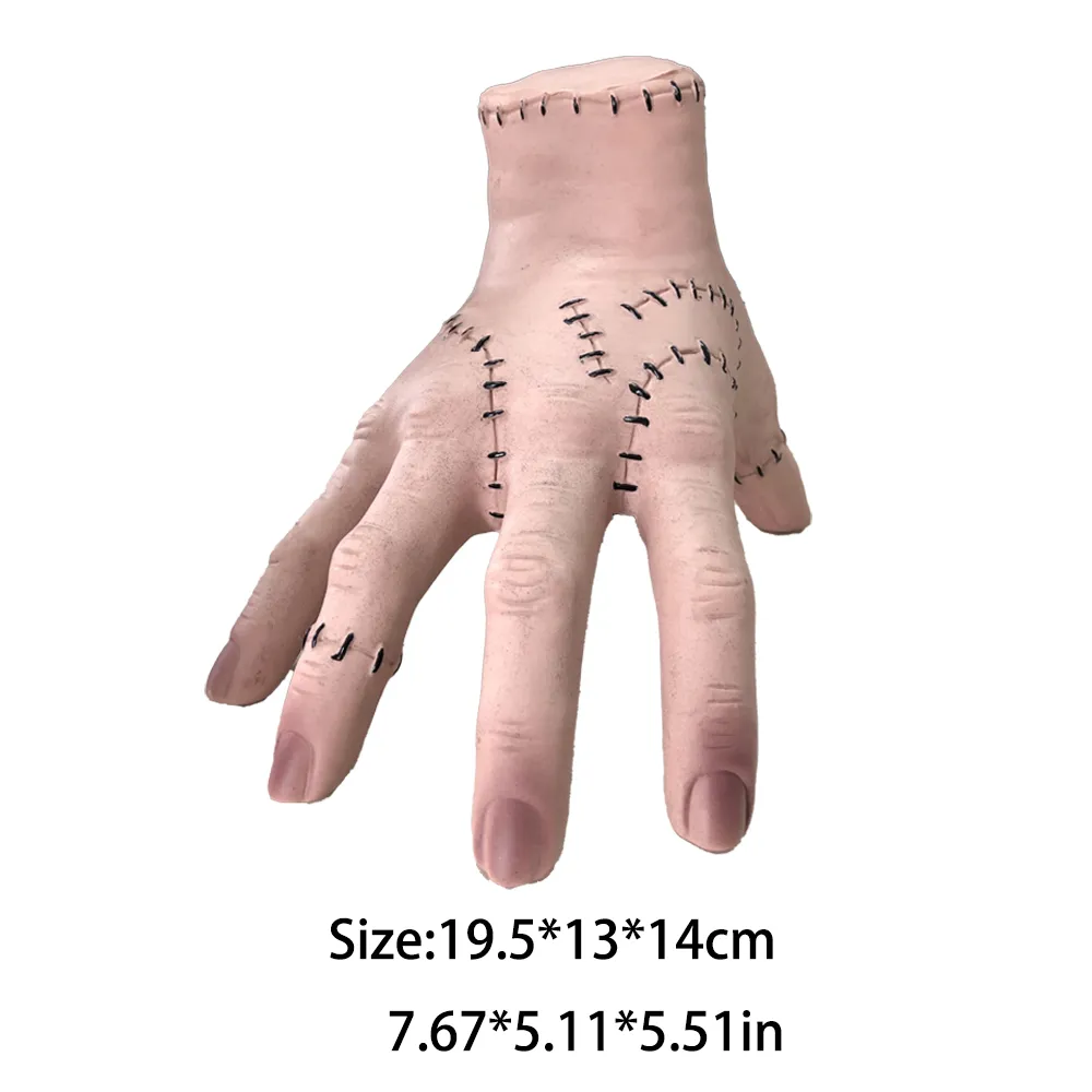 Wednesday Addams PVC Thing Hand Cosplay Addams Family Figurine Home Decor Desktop Crafts Halloween Party Costume Props Wednesday Addams PVC Thing Hand Cosplay Addams Family Figurine Home Decor Desktop Crafts Halloween Party Costume Props